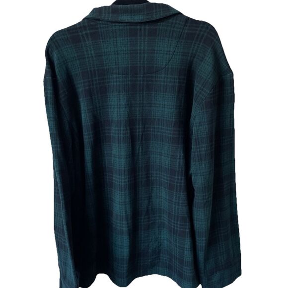 NEW Skims Flannel Plaid Sleep Shirt Button-Up Chest Pocket Cypress Plaid Medium - Picture 7 of 8